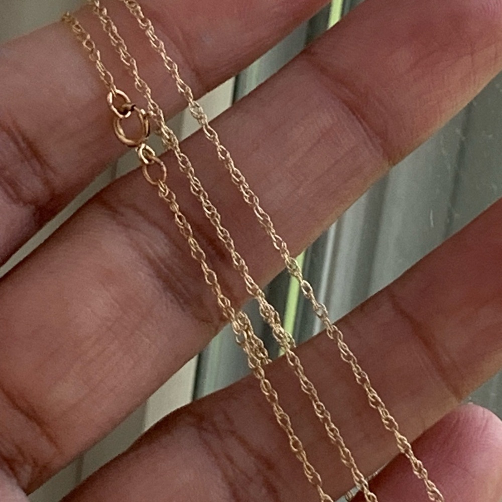 10k Gold Loose Rope Chain - Picture 2 of 3